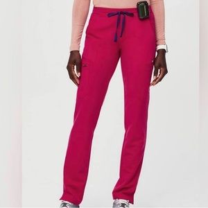 Figs Ultra Rose Yola™ High Waisted 2.0 - Skinny Scrub Pants (Size Medium)